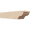 Ekena Millwork 6in. W x 4in. H x 20in. L Garner Woodgrain TimberThane Rafter Tail, Primed Tan RFTUR06X04X20GARRCPR - alternate 1